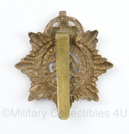 WO2 Britse cap badge Royal Army Service Corps - Kings Crown - 5 x 4 cm -  origineel