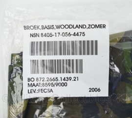Defensie basis broek Zomer Woodland - 2020 model - nieuw in verpakking - maat 8595/9000 - origineel