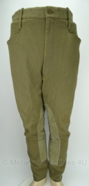 Britse leger pofbroek paardrijbroek met versterkingen - maat 86 cm. waist Breeches Mens - origineel