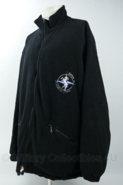 Zwart Fleece Jas KL Sfor10. 11 NL Mechbat RHvs Tankbataljon  - maat Extra Large -  origineel