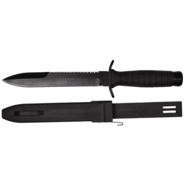 Combat & Survival knife model Strike - zwart