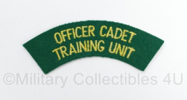 Britse leger Officer Cadet Training Unit shoulder title - 11 x 4 cm - origineel