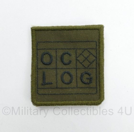 Defensie OC LOG borstembleem - met klittenband - 5 x 5 cm - origineel