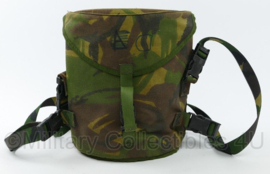 Defensie kijker of zendapparatuur tas met beschermende padding woodland camo - 22,5 x 8 x 26 cm - gebruikt - origineel