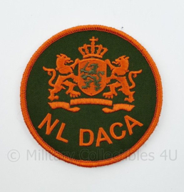 NL DACA Dutch Arms Control Agency embleem - met klittenband - diameter 9 cm