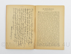 Duits Lesebuchlein des Berliner Tierschutzvereins begin 1929 - origineel