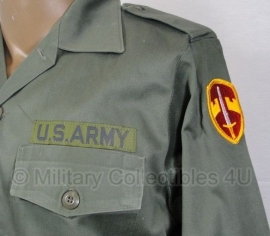 US uniform shirt fatigue OG-107 met, of zonder  insignes - 15,5x35 = nl 41 -  origineel US Army