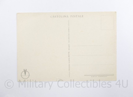 WO2 Italiaanse Cartolina Postale Vange e Medaglia  - 15 x 10,5 cm - origineel