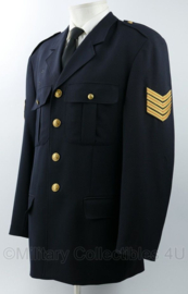 Donkerblauwe Nederlandse Brandweer tuniek uniform jas Onderbrandmeester - maat 48 - origineel