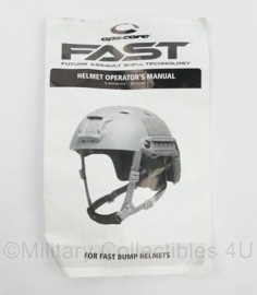 Ops-Core Fast Helmet Operator's manual - origineel