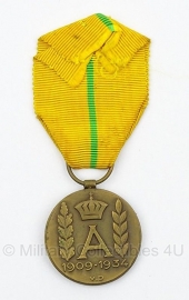 Belgische ere teken 1909-1934 medaille  - Origineel