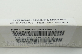 KM Koninklijke Marine en KMARNS Korps Mariniers overhemd mannen smoking - merk Domo - maat 44 - nieuw in doos - origineel