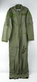 KLU Koninklijke Luchtmacht piloten overall vlamwerend 2005 groen - maker Kwintet KLM Kleding - maat 54/192 - gedragen - origineel