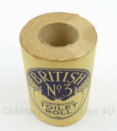 WO1 WO2 Britse toiletrol British No.3 Perforated Toilet Roll - 11,5 x 8 cm - origineel