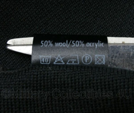 KL Nederlandse leger DT sjaal zwart - 50% Wol, 50% Acryl - 130 cm. lang - origineel