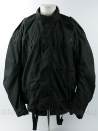 Defensie of Politie motorjas zwart - merk Scott - maat Extra Large - gedragen - origineel