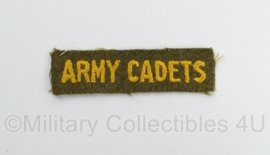 Britse leger Army Cadets shoulder title - 7 x 2 cm - origineel