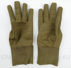 Defensie handschoen vinger vochtregulerend binnenhandschoenen - maat Large - gedragen - origineel