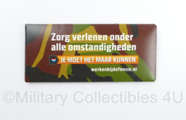 Defensie goodie pleister in doosje Werken bij Defensie - 9 x 4 cm - origineel