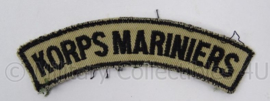KM Marine Korps Mariniers straatnaam - afmeting 10 x 3 cm - origineel