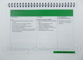 KL Nederlandse leger handboek Instructiekaart IK 2-16 Mentale Vorming - origineel