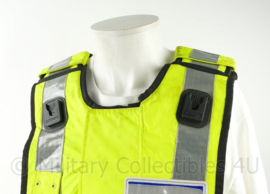 Britse politie fluor geel vest met portofoon houders S.A.T. - meerdere maten - origineel