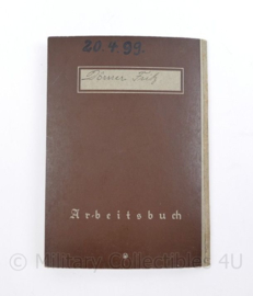 Wo2 Duits Arbeitsbuch uit 1935 - 10,5 x 15,5 cm - origineel