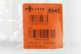 Politie overhemd lange mouw met emblemen - maat 42-5 - nieuw in verpakking - origineel