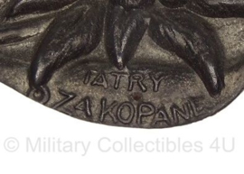 Edelweiss insigne Tatry Zakopane - 4,5 x 3,5 cm - origineel