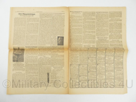 WO2 Duitse krant Tageszeitung nr. 200 27 augustus 1943 - 47 x 32 cm - origineel