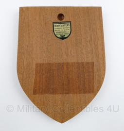 Wandbord Koninklijke vereniging van Nederlandse Reserve officieren  - 14 x 1,5 x 19 cm - origineel