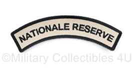 Defensie Nationale Reserve straatnaam NATRES  - huidig model - 11 x 2,5 cm - origineel