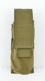 Originele Defensie Korps Mariniers en US Army coyote MOLLE pouch Single Magazin Pistol - 13 x 5 x 4 cm - nieuw - origineel