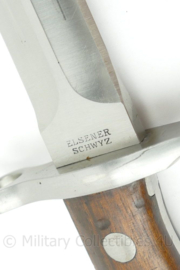 Zwitserse M1899 bajonet - maker Elsener Schwyz - 45 cm lang - origineel