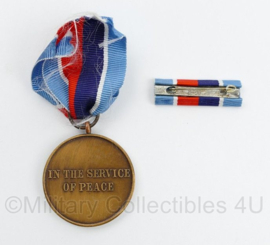 UN Medal in the service of peace met medaille balk  - 8 x 3,5 cm