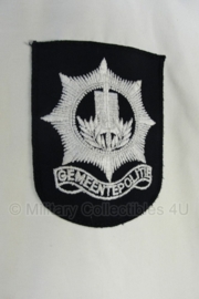 Gemeente politie jas zomer -  Dames - wit met donkere of witte kraag - maat 42 - origineel - (art.nr. 6)