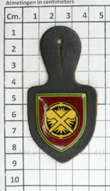 Bundeswehr borsthanger ABC Atomar, Biologisch, Chemisch-Abwehr - 8,5 x 4,5 cm - origineel