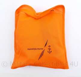 Koninklijke Marine nieuw model reflectie vest oranje met opbergtas - 22 x 18 x 3 cm - origineel