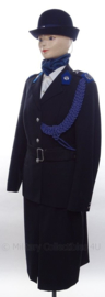 Korps Rijkspolitie Opperwachtmeester DAMES uniform SET jasje, rok, sjaal en hoed - met nestel/koord - maat 40 - origineel