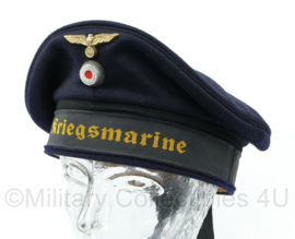WO2 Duitse topkwaliteit Kriegsmarine Matrozen mütze - maat 58 -replica