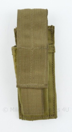 Originele Defensie Korps Mariniers en US Army coyote MOLLE pouch Single Magazin Pistol - 15,5 x 5 x 3,5 cm - nieuw - origineel