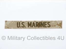 USMC "US Marines" branch tape/naamlint - marpat desert camo - nieuw gemaakt
