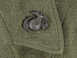 USMC US Marine Corps M1952 Master Sergeant uniform set dames, jasje, rok, overhemd, stropdas en schuitje - maat 38 - origineel