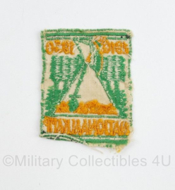 Scouting Embleem 1940-1950 Nationaal kamp - 6 x 4,5 cm - origineel