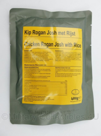 Rantsoen Orifo maaltijd Kip Rogan Josh met Rijst - 400 gram - BBE 10-2024 - origineel