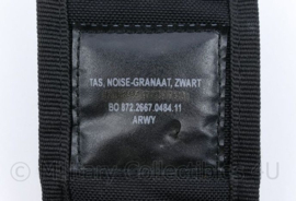 Kmar en Politie Special Forces opbouwtas Noise-granaat zwart MOLLE-7 x 4,5 x 13,5 cm - origineel