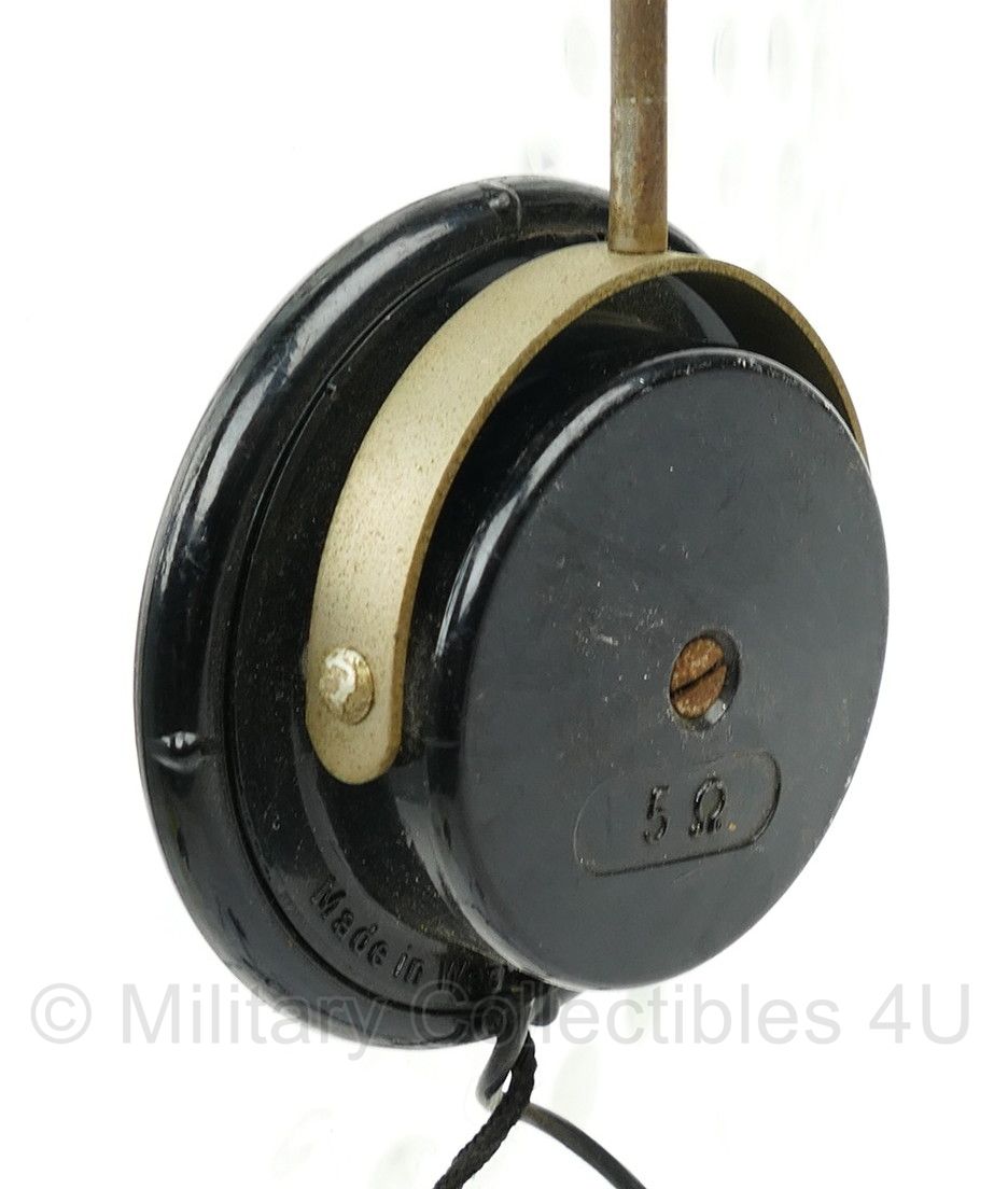 Vintage koptelefoon met stekker - origineel