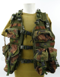 KL Nederlandse leger Modulair Gevechtsvest MGV MOLLE Woodland met tassen - gebruikt - origineel