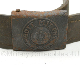 WO1 Duitse koppel met Gott mit uns koppelslot - origineel