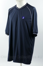Belgische Politie sportshirt donkerblauw - korte mouw - maat XL of XXL - nieuw - origineel